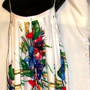 ARK & CO SPAGHETTI STRAP FLORAL PRINT MAXI DRESS